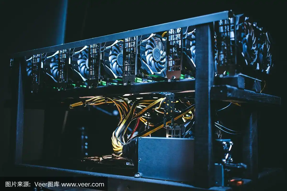 Mining equipment with screens showing performance data