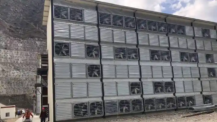 A modern mining rig in action, highlighting the hardware risks in cloud setups