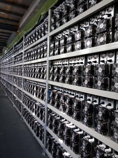 A well-maintained mining farm with efficient cooling systems