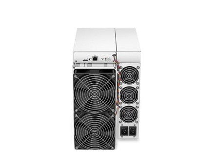 High-performance Bitmain mining rig operating in a mining farm