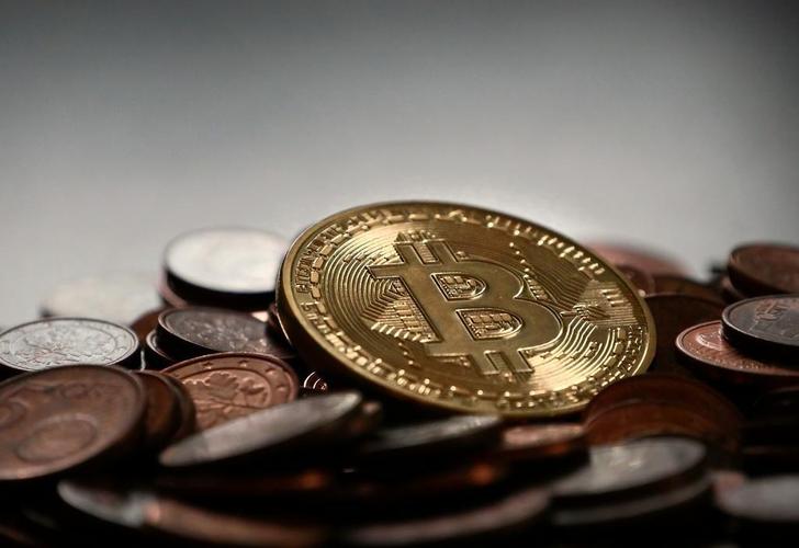 A close-up of a Bitcoin ASIC miner, highlighting the intricate circuitry and cooling systems.